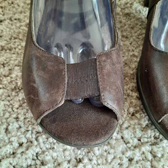 Merrell Cycling Evera Cross Bracken Brown Leather Heel Mary Jane J88896 Size 9 - Picture 8 of 16